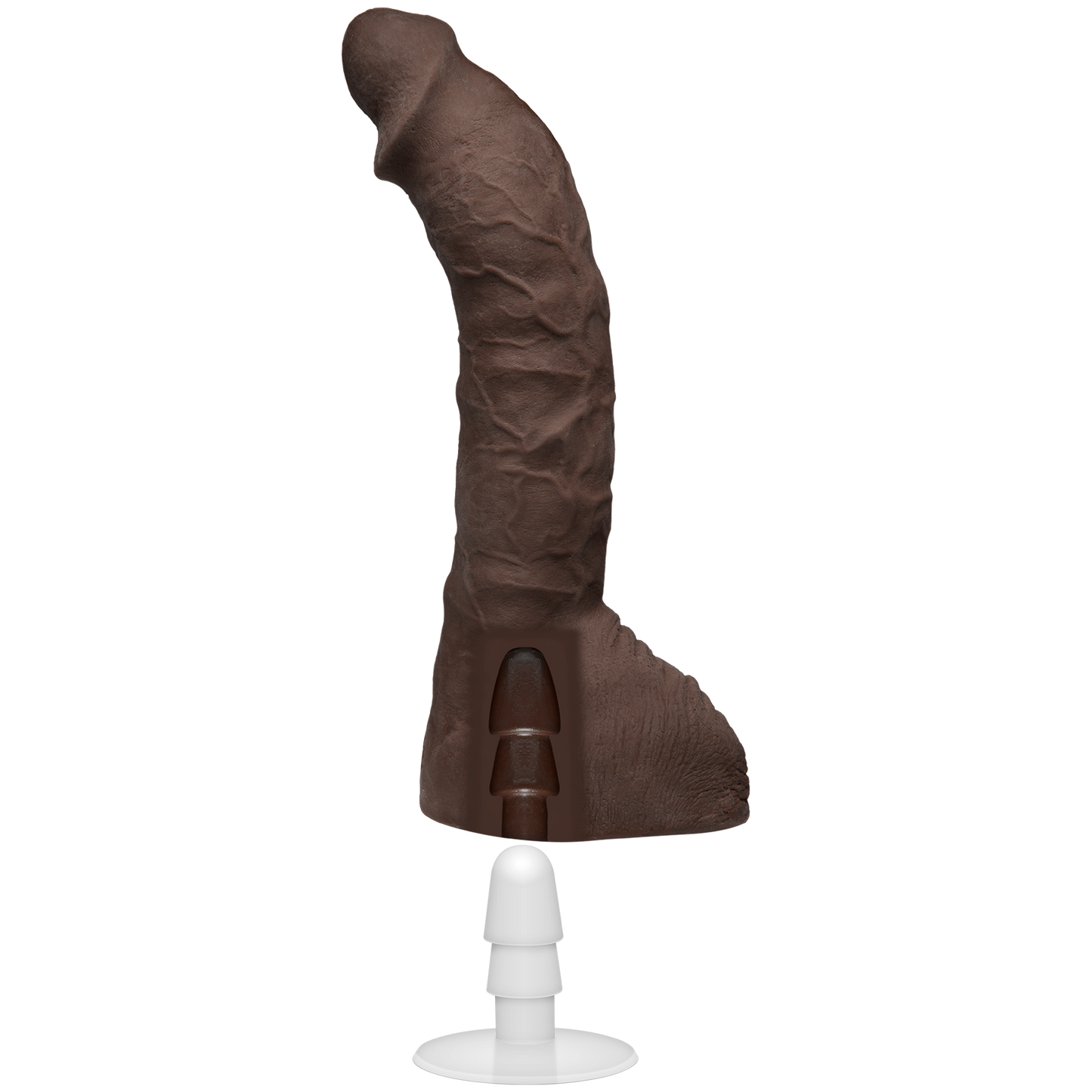 Doc Johnson Signature Cocks Prince Yahshua 10.5" Dildo Vac-U-Lock Compatible Suction Choc