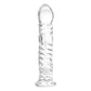 Sexus Glass Dildo Clear 16cm