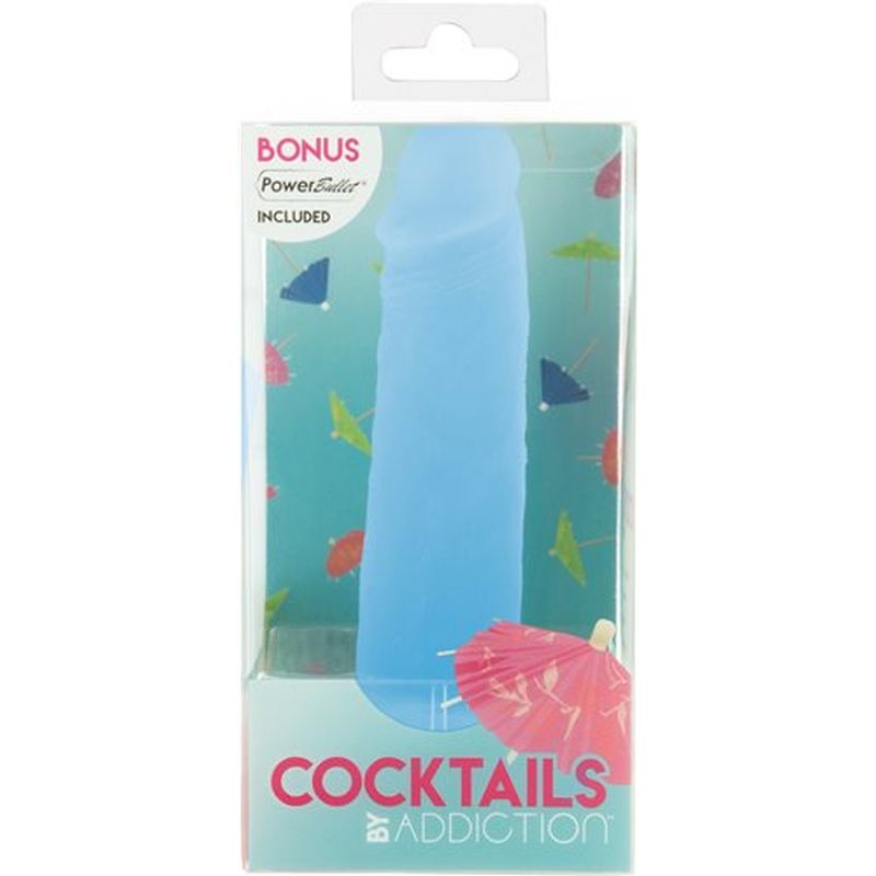 Addiction | Cocktails Dildo Blue Lagoon 5.5" with Suction Base