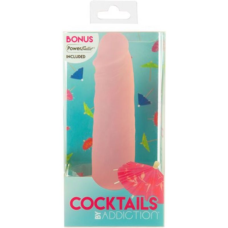 Addiction | Cocktails Dildo Peach Bellini 5.5" with Suction Base