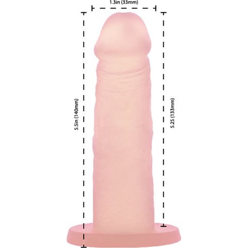 Addiction | Cocktails Dildo Peach Bellini 5.5" with Suction Base