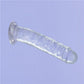 Addiction | Crystal Dildo Straight 7" Clear with bonus PowerBullet