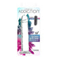 Addiction | Crystal Dildo Straight 9" Clear with bonus PowerBullet