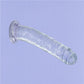 Addiction | Crystal Dildo Straight 9" Clear with bonus PowerBullet