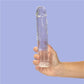 Addiction | Crystal Dildo Straight 9" Clear with bonus PowerBullet