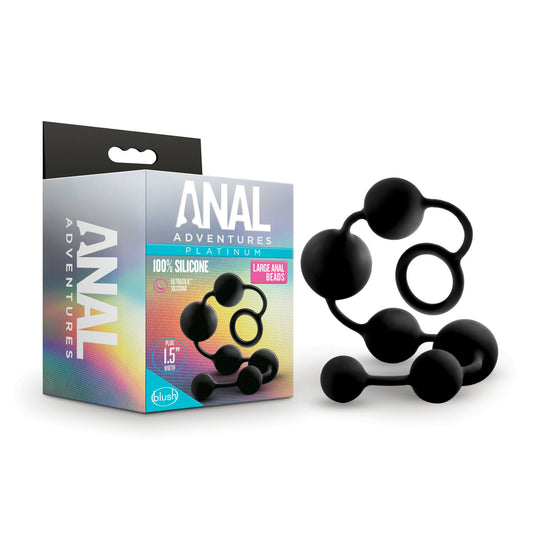 Blush Novelties | Anal Adventures Platinum Silicone Large Anal Beads