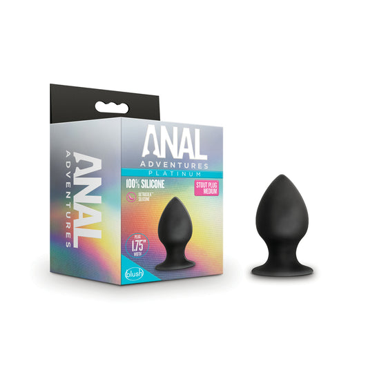 Blush Novelties | Anal Adventures Platinum Silicone Anal Stout Plug Medium