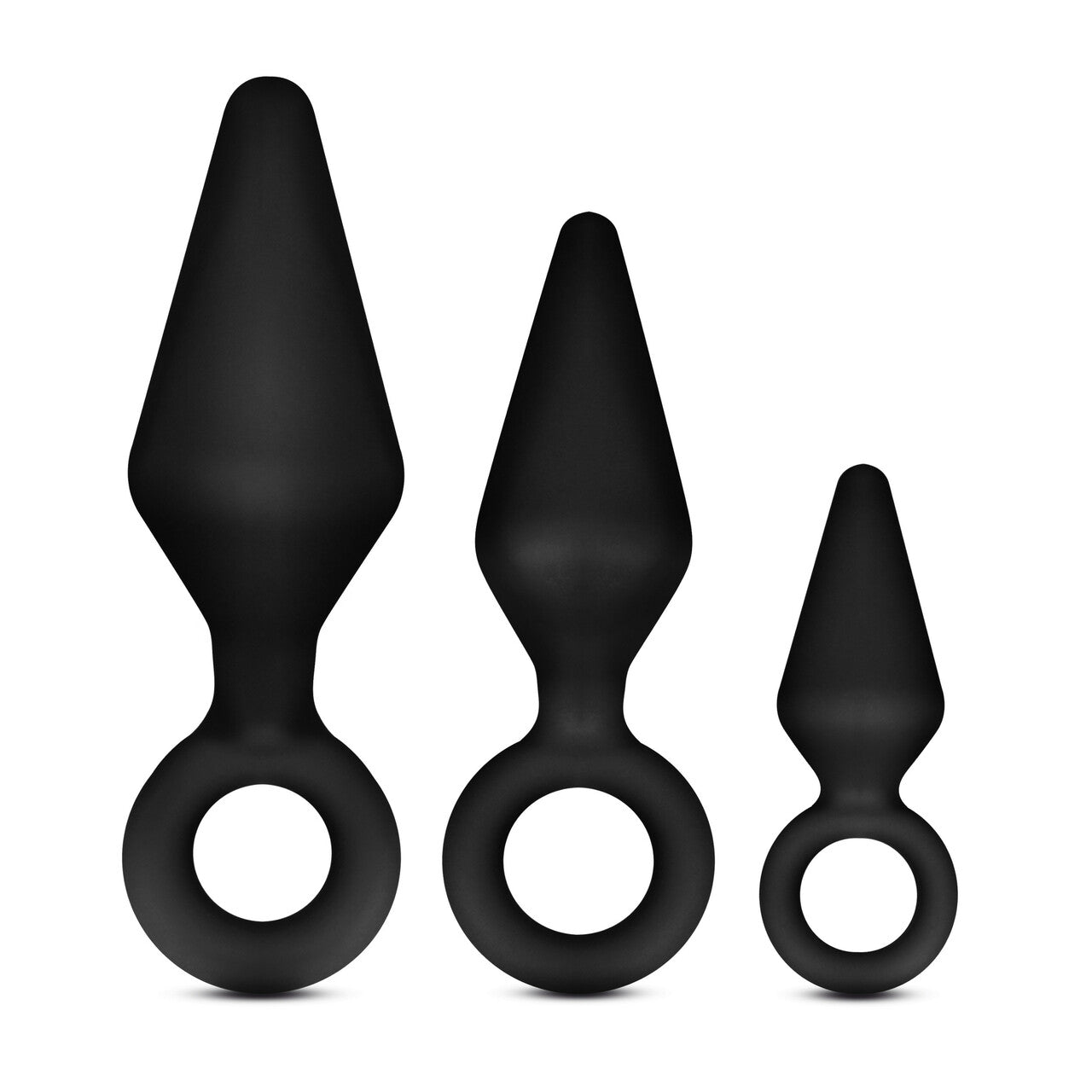 Blush Novelties | Anal Adventures Platinum Silicone Loop Plug Kit