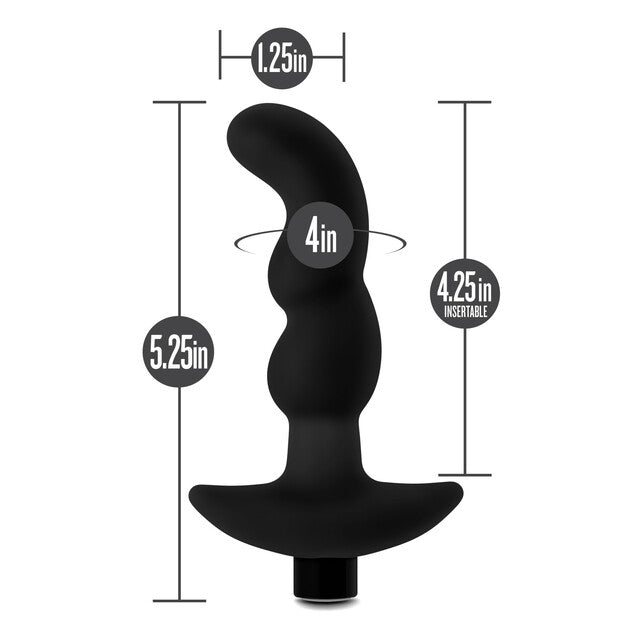 Blush Novelties | Anal Adventures Platinum Silicone Prostate Massager 03