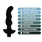 Blush Novelties | Anal Adventures Platinum Silicone Prostate Massager 03