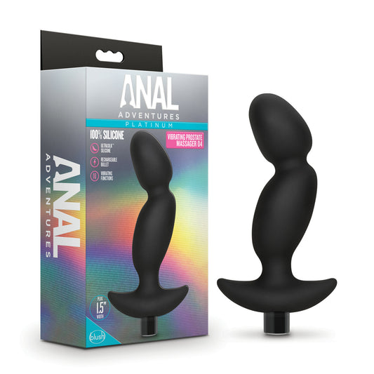 Blush Novelties | Anal Adventures Vibrating Silicone Prostate Massager 04