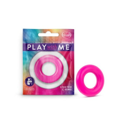 Blush Novelties | Play with Me Stretch C Ring 50 Pc Fishbowl Display