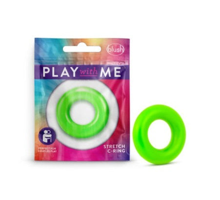 Blush Novelties | Play with Me Stretch C Ring 50 Pc Fishbowl Display