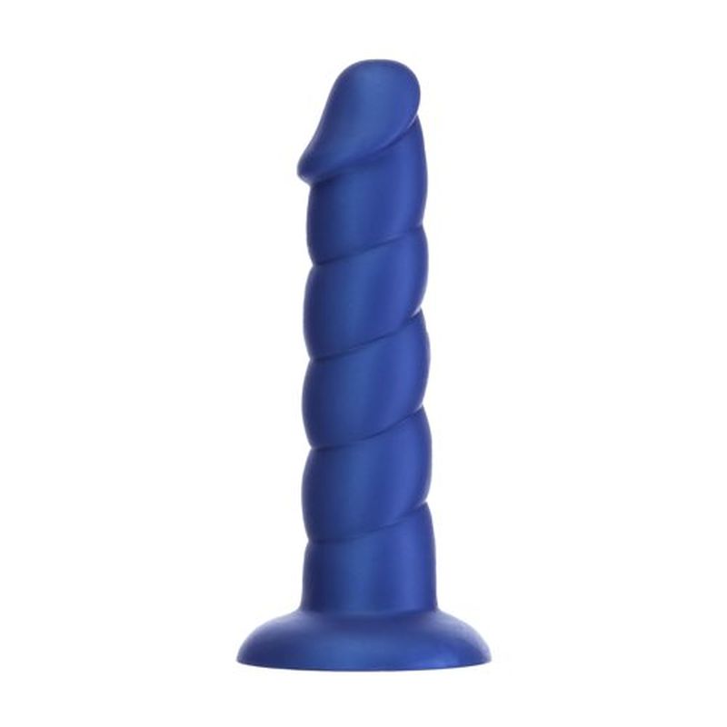 Addiction | Unicorn Dildo 8" Blue with bonus PowerBullet