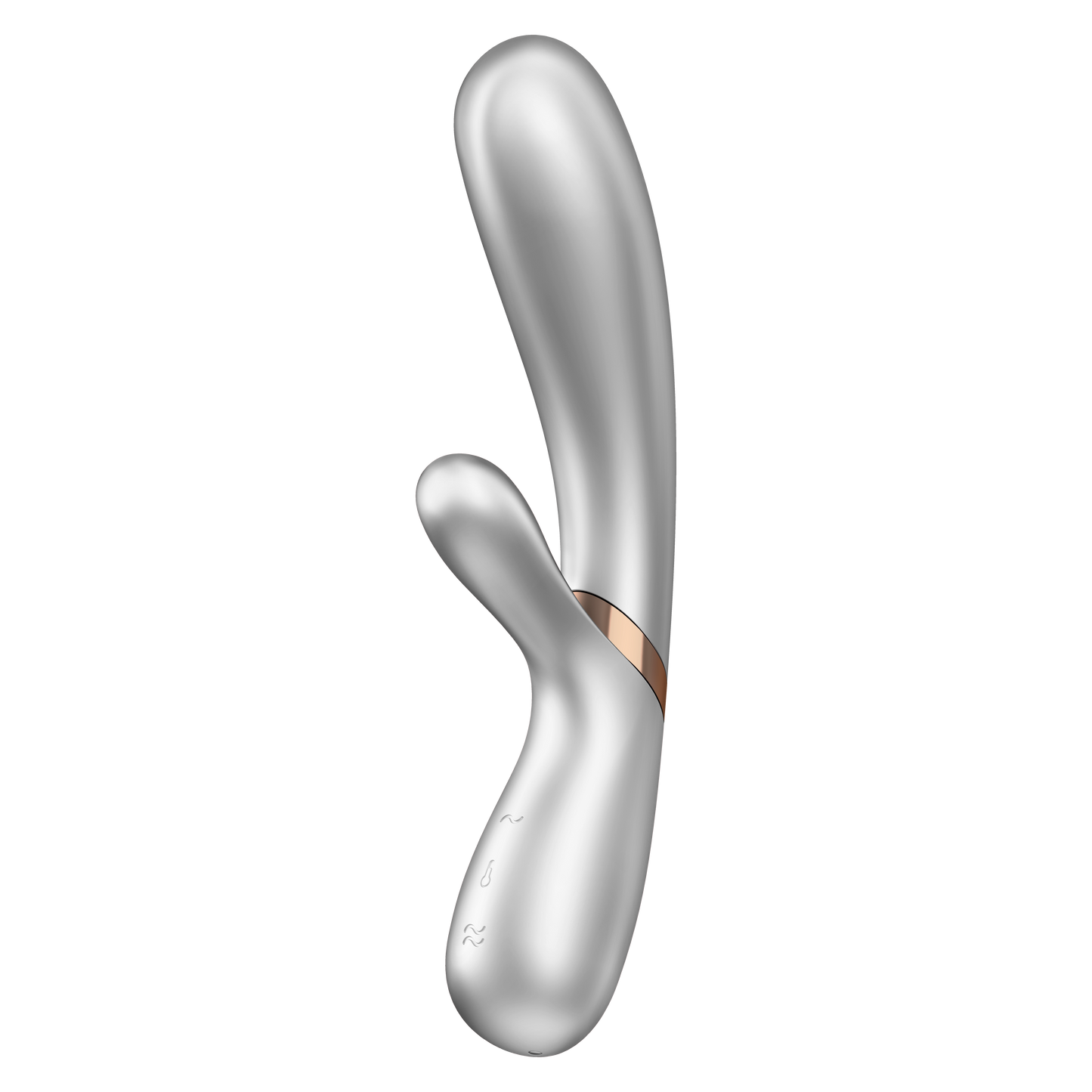 Satisfyer Hot Lover Heating Rabbit Vibrator Silver