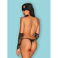 Obsessive Lingerie Kokietta Thong Black Size S/M or L/XL