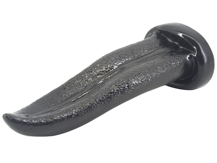 FAAK Tongue Shape Anal Plug Black