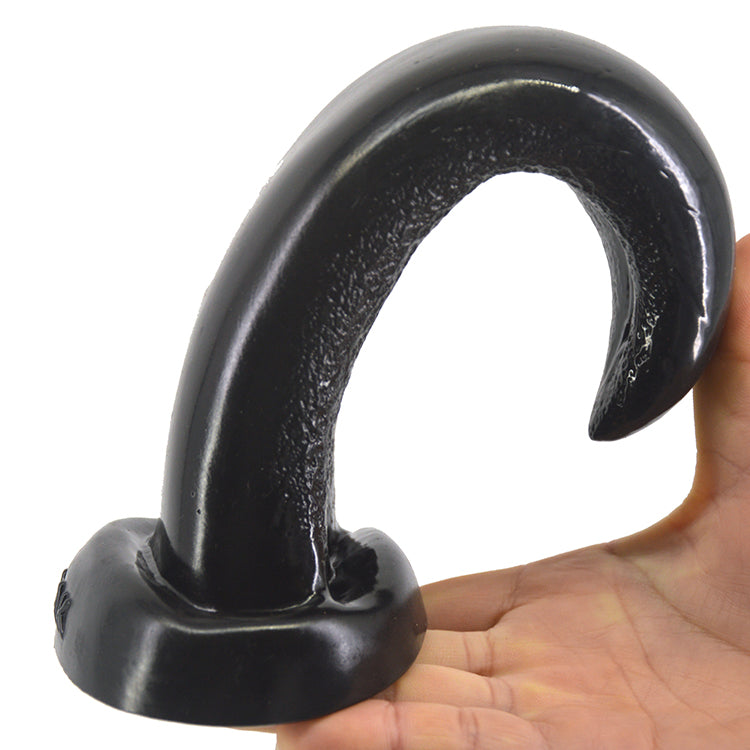 FAAK Tongue Shape Anal Plug Black