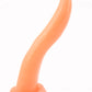 FAAK Tongue Shape Anal Plug Flesh