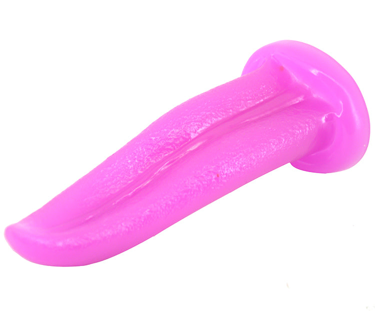 FAAK Tongue Shape Anal Plug Purple