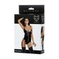 Glossy Wetlook Lace Up Bodysuit Katherin Size S/M/L/XL