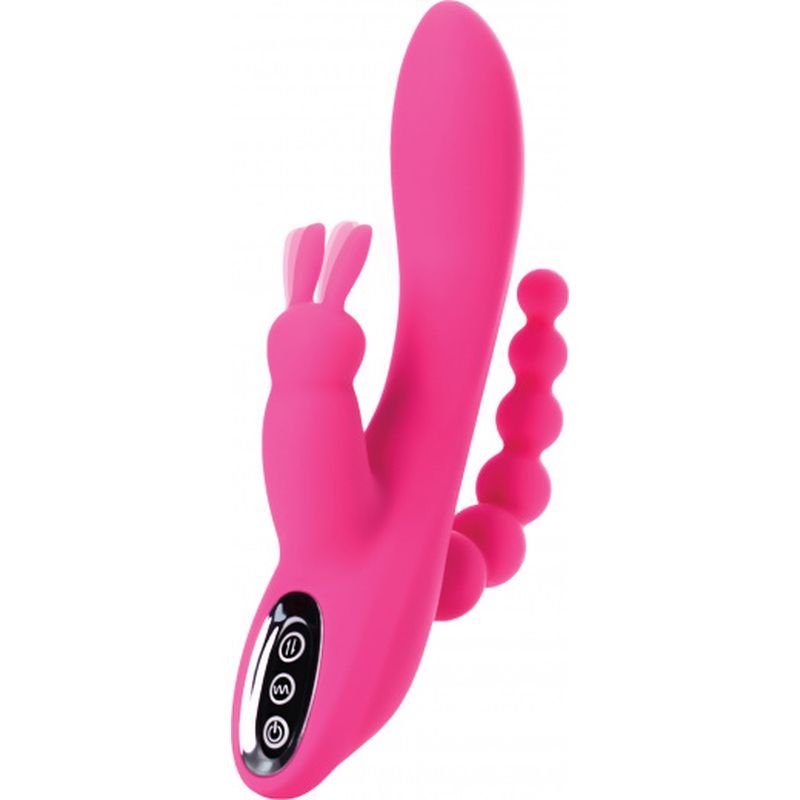 JOS Spanky Triple Stimulator Vibrator - Clitoral, G-Spot and Anal Stimulation