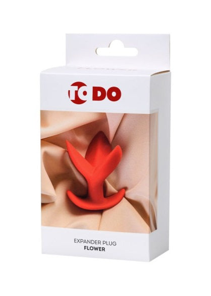 ToDo Flower Expanding Anal Plug Red