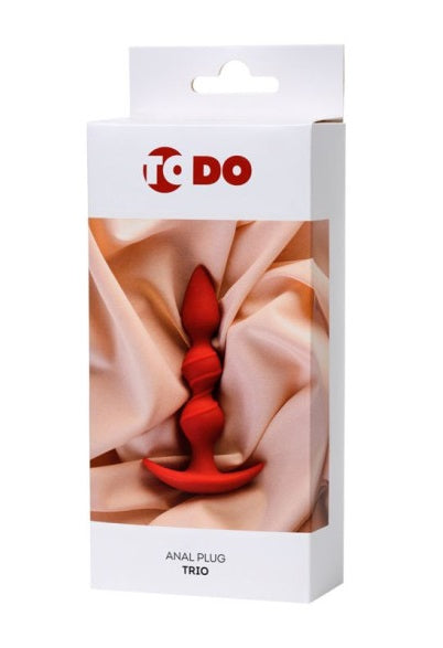 ToDo Anal Plug Trio Red