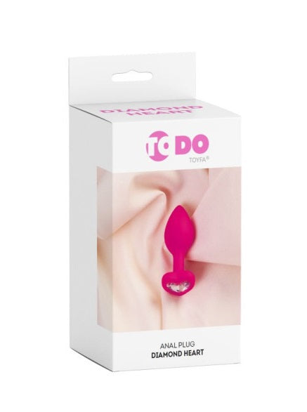 ToDo Diamond Heart Anal Plug Pink