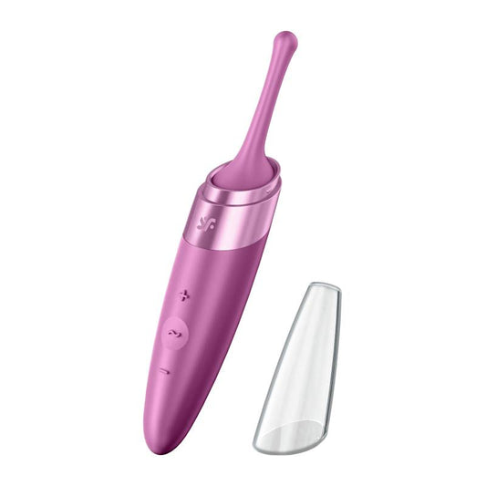 Satisfyer Twirling Delight Tip Stimulator Vibrator Berry