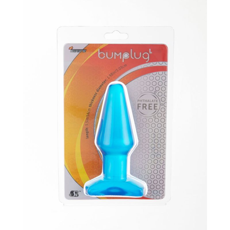 Si Novelties Bum Plug Large Blue