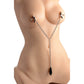 Master Series Titty Taunter Nipple Clamps w Weighted Bead