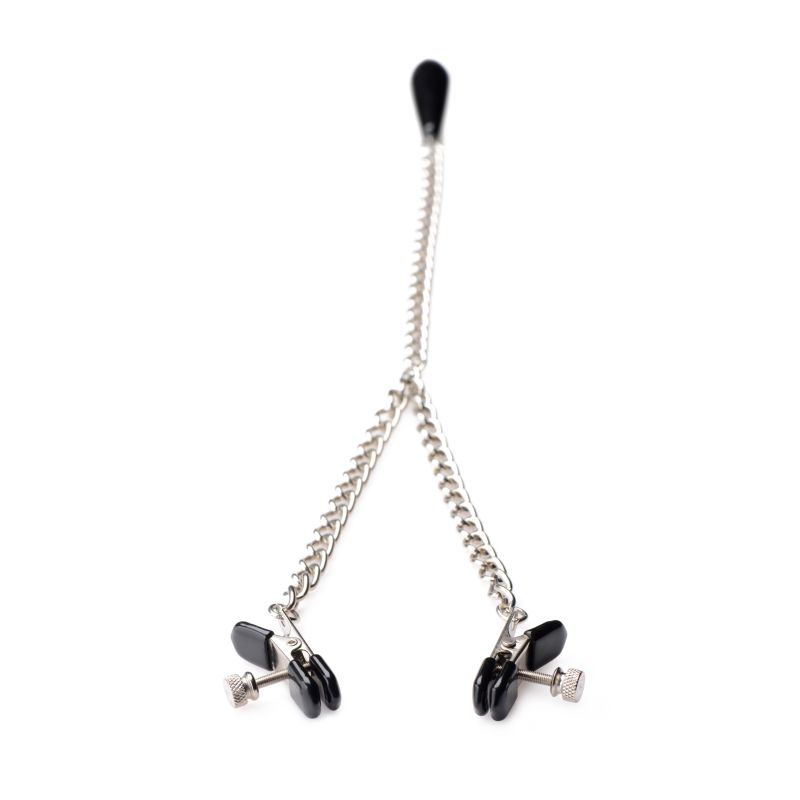 Master Series Titty Taunter Nipple Clamps w Weighted Bead