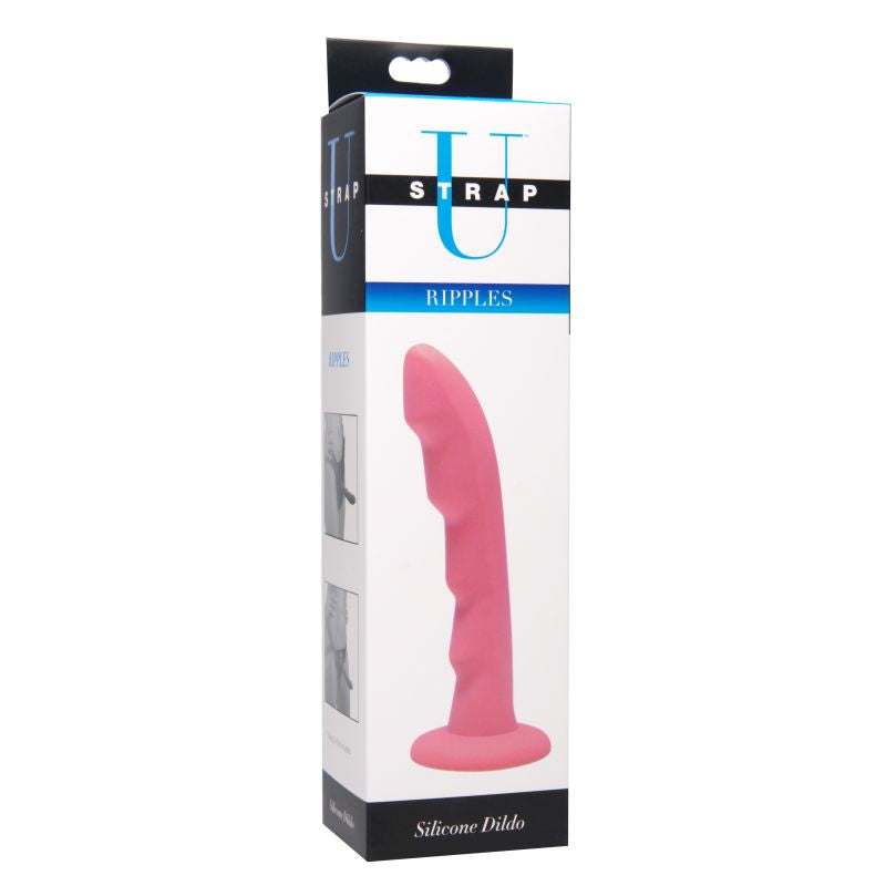 Strap U Ripples Silicone Dildo