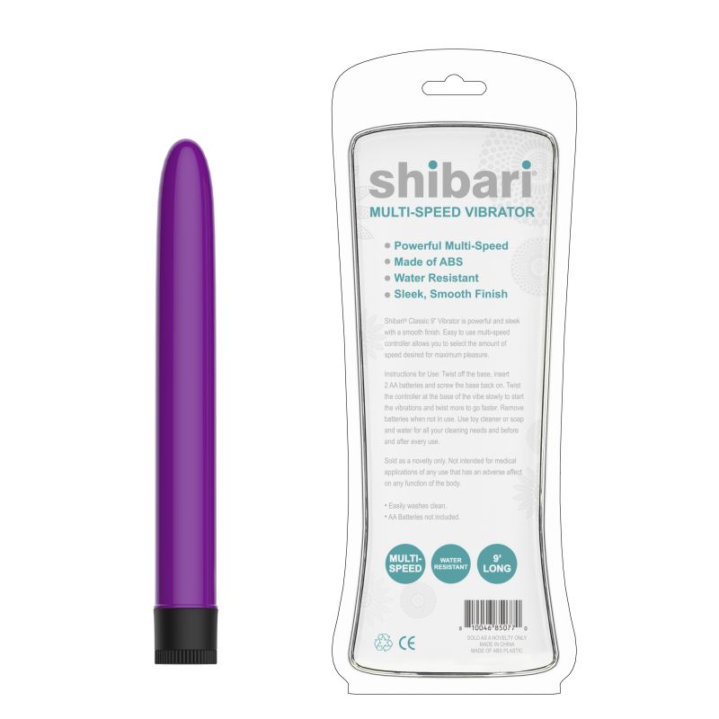 Shibari Multi-Speed Vibrator 9" Purple