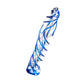 Sexus Glass Sexus Glass Dildo Blue Helix 18.7cm