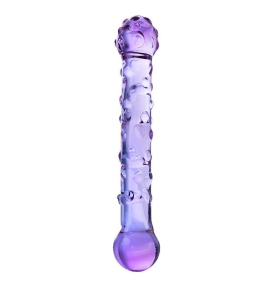 Sexus Glass Dildo Duo Pink 19.6cm