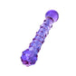 Sexus Glass Dildo Duo Pink 19.6cm