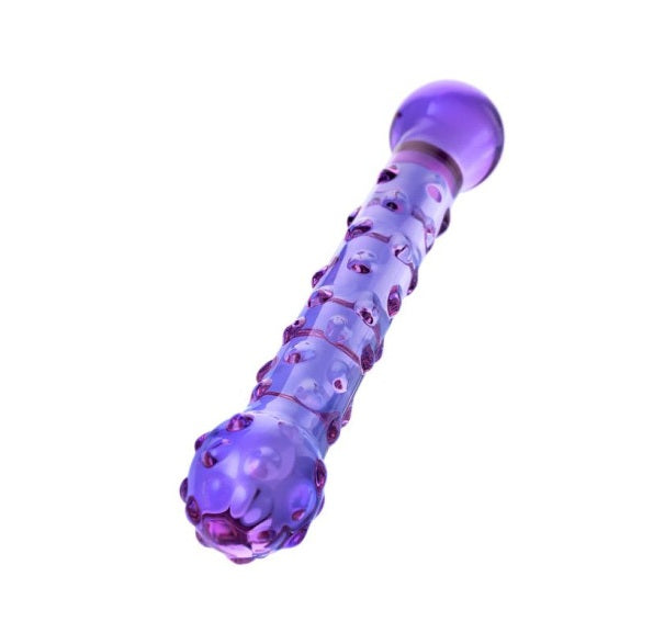 Sexus Glass Dildo Duo Pink 19.6cm