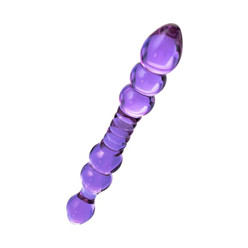 Sexus Glass Dildo Mauve 22.8cm