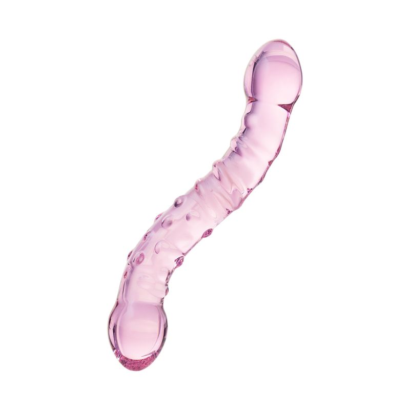 Sexus Glass Dildo Pink 19.5cm