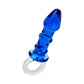 Sexus Glass Butt Plug Navy 16cm