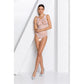 Passion Lingerie Bodysuit BS086 White Size OS