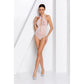 Passion Lingerie Bodysuit BS088 White Size OS