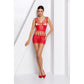 Passion Lingerie Body Dress BS090 Red Size OS