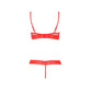 Passion Lingerie Kyouka 2 Piece Set Red Size S/M or L/XL