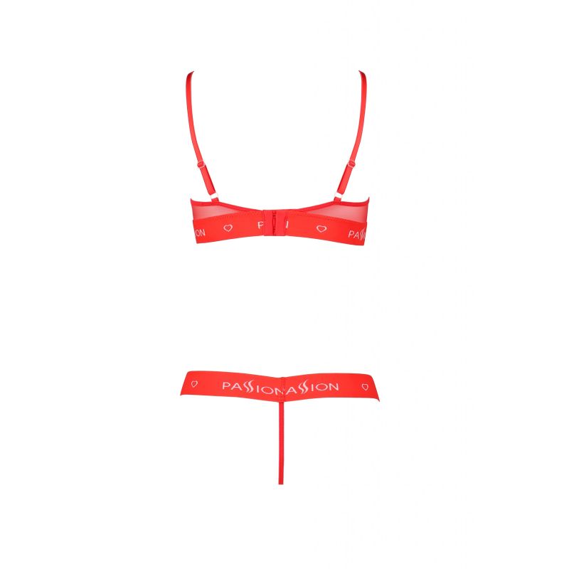 Passion Lingerie Kyouka 2 Piece Set Red Size S/M or L/XL