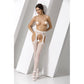 Passion Lingerie Suspender Thigh High S014 White Size OS