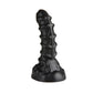 X-MEN Ribbed Anal Dildo Black Medium M