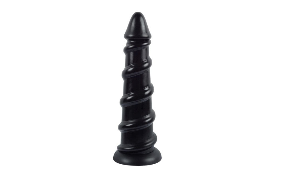 X-MEN Spiral Cone Butt Plug 30cm Black